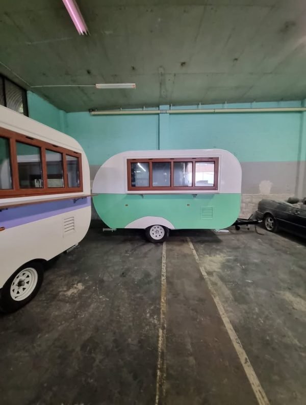 Maxi Retro Food Trailer Coffee Trailer Cart - Image 2