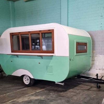 Maxi Retro Food Trailer Coffee Trailer Cart 1